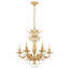 Milano 6 Light 24in x 26.5in Chandelier in Etruscan Gold with Clear Radiance Crystals-1568654555-1568654563