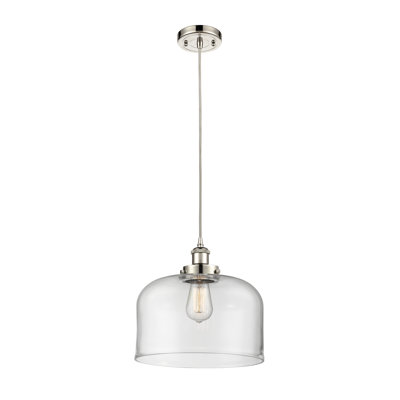 Pamelia 12" W 1-Light Dimmable Mini Pendant