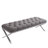 Loden Polyester Blend Upholstered Bench-81356028