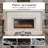 Electric Fireplace Recessed And Wall Mounted-809695945
