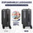 Luggage,With Front Opening,TSA Approved Lock,Hardshell Suitcase