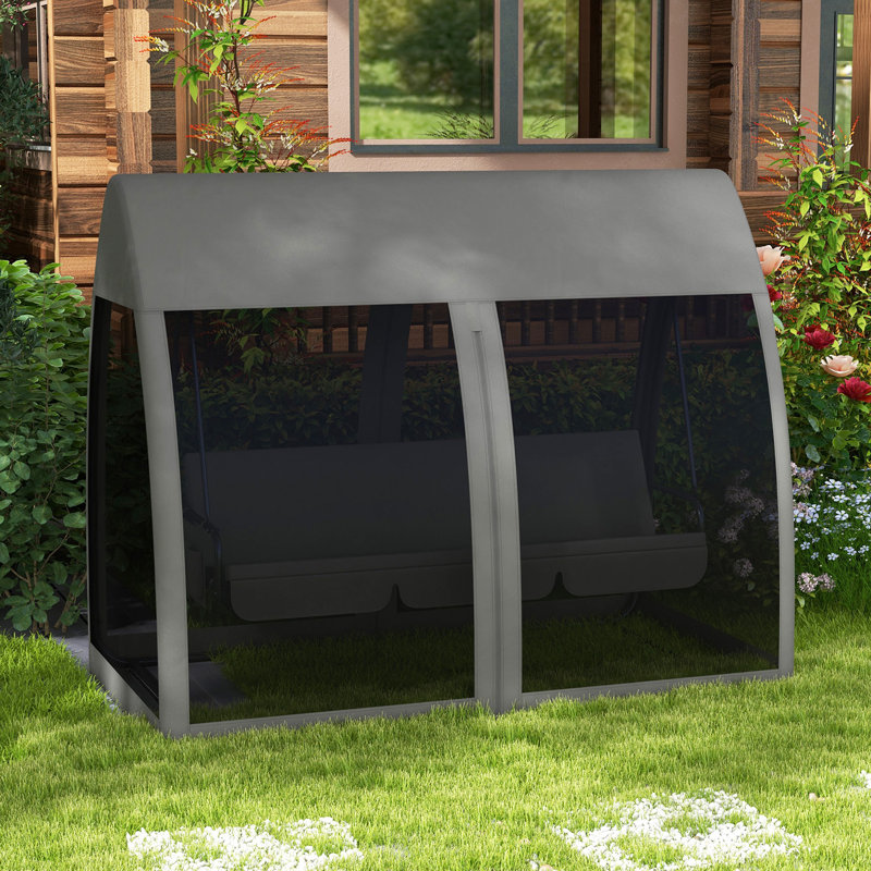 Albric 3 Person Porch Swing with Canopy