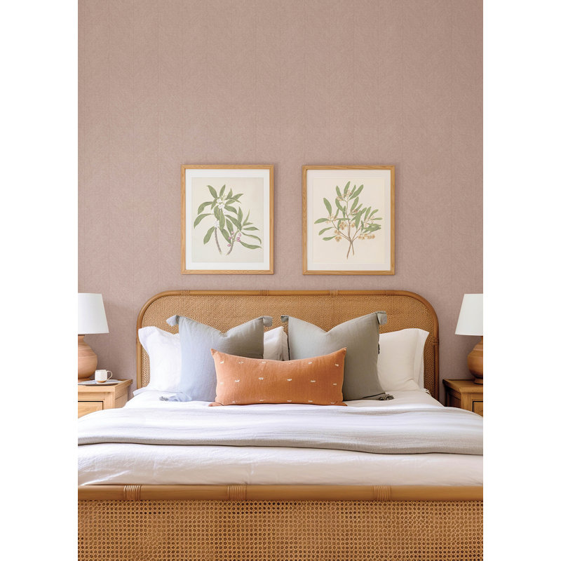 Kallam Pearl Chevron Wallpaper, Pink