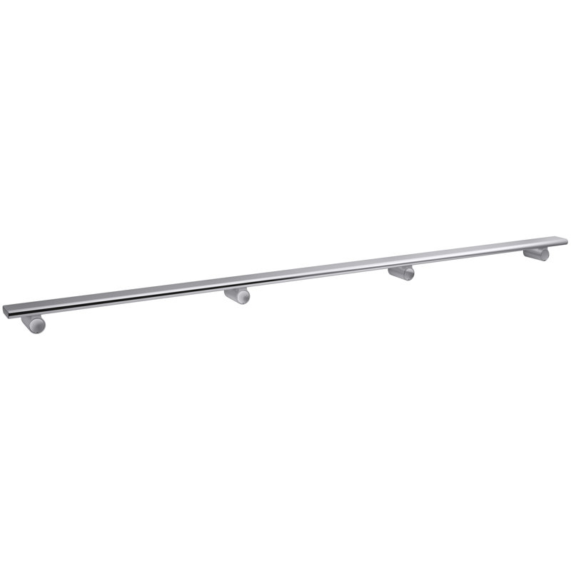 Choreograph 54" Shower Barre, Bright Polished Silver