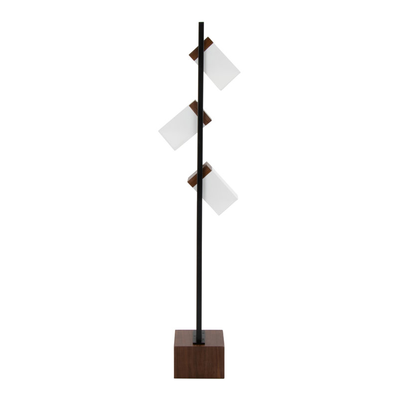 Lampe sur pied contemporaine en métal