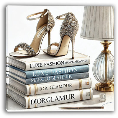 «Elegant Heels and Fashion», reproduction sur toile