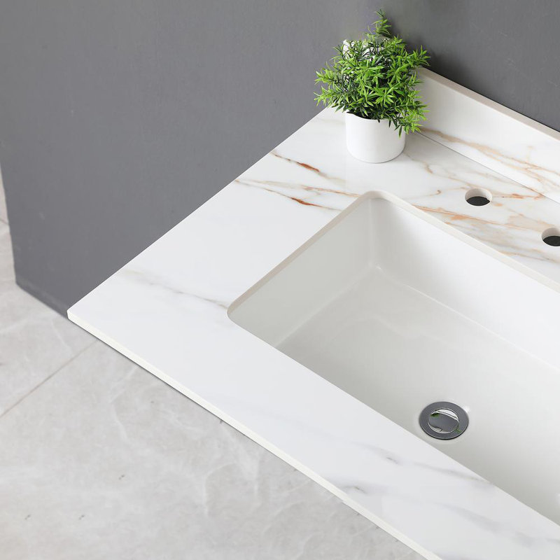 Marble Vanity Top (White)