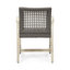 Chaise de salle à manger en bois et osier Hampton (ensemble de 2)-1679103882