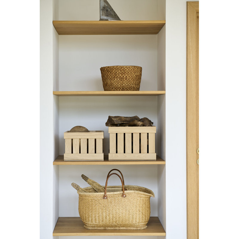 X1 Solid Wood Crate, 11.5" H x 17.64" W x 13.23" D