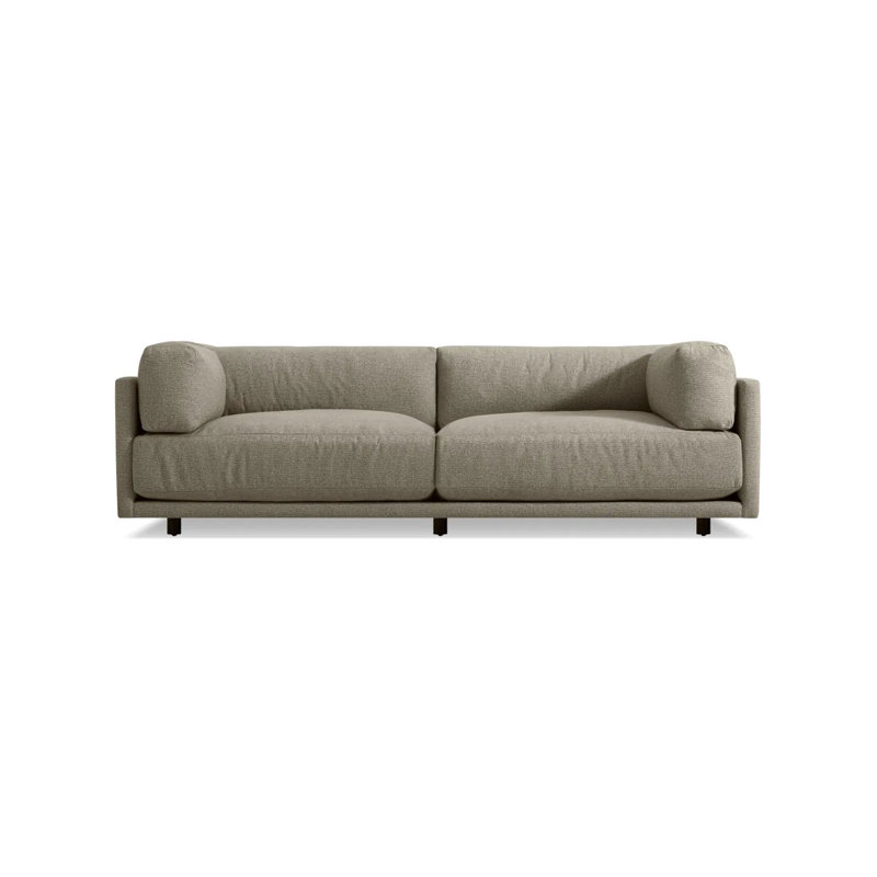 Canapé 82 "Sunday, Sanford Black Crossweave, 30" H x 102" W x 40" D