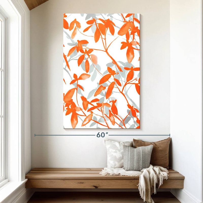 Harnek Premonition Orange, 51" H x 34" W