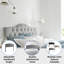 Tête de lit à hauteur réglable avec revêtement en lin et capitonnage pour la chambre à coucher-609435602-609435614