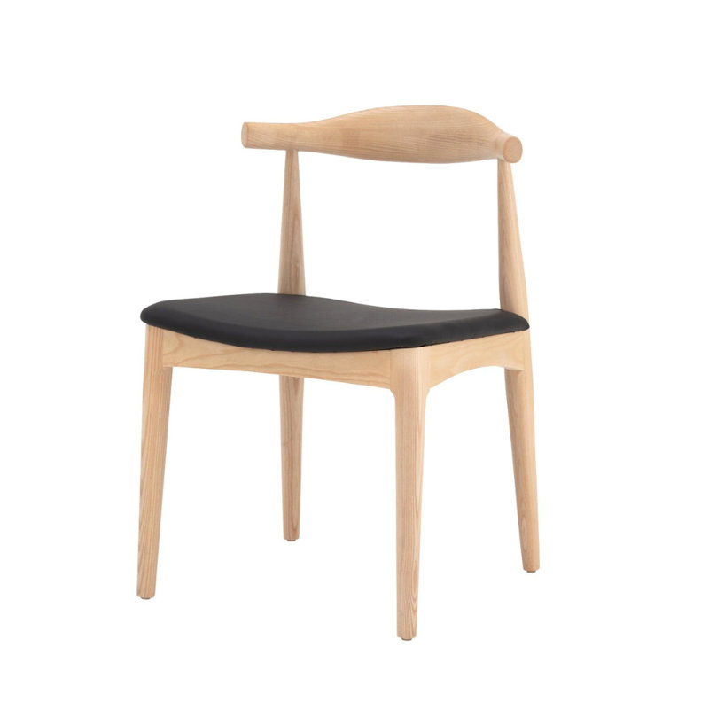 Medley Solid Wood Armless Dining Chair, Ash