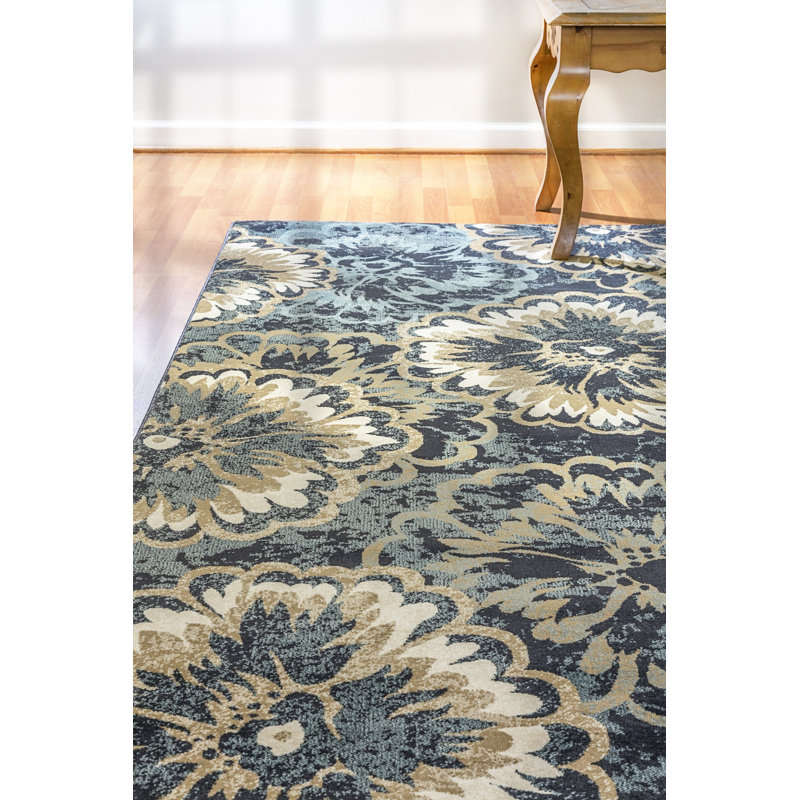 Amy Floral Indoor Rug, Rectangle 2' x 3'7"