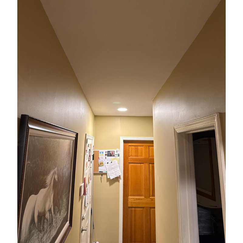 Luminaire de plafond encastré à DEL de 7 pouces ultra mince à 3 lumières à intensité variable sélectionnable