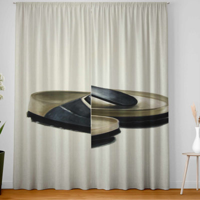 Sandals Blackout Window Curtains Pair for Home Decor