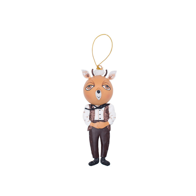 Ornement Buck Reindeer Gathered Traditions Joe Spencer