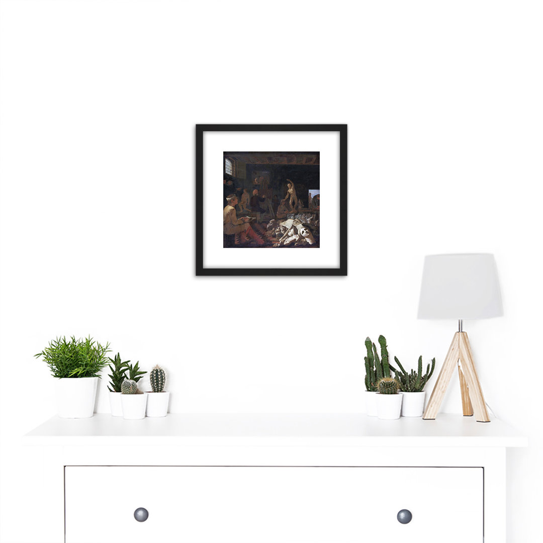 A Painters Studio Statues by Michiel Sweerts - Single Picture Frame Painting