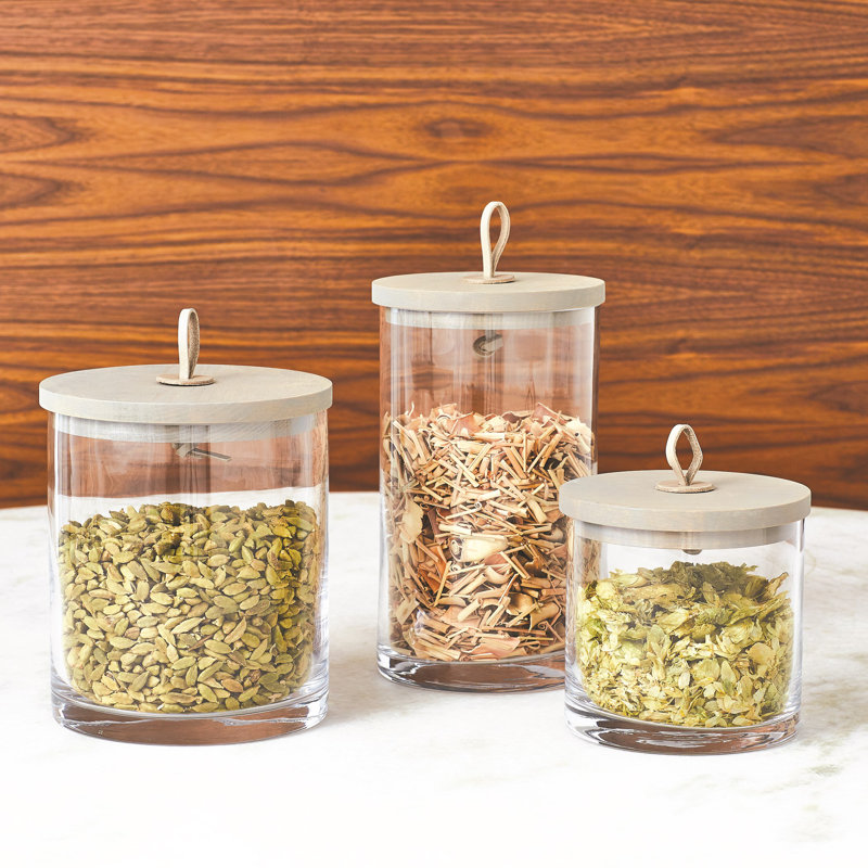 Rustic Canister, 10.5" H x 6" W x 6" D