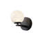 Applique murale 1 lumière Forma - Noir-125545637