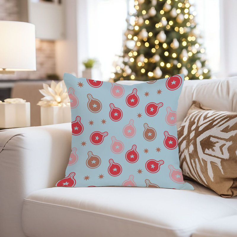 Holiday Christmas Presents Pattern III Modern, 16"H x 16"W