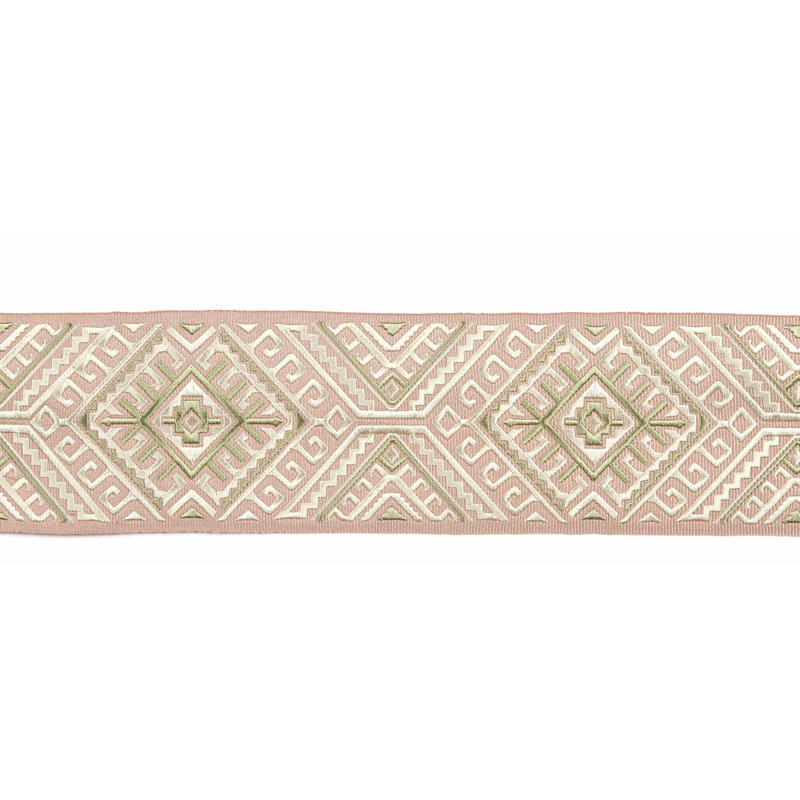 Tissu Vaduz, Beige / Rose