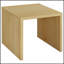 Ensemble de table basse 3 pièces avec plateau relevable en chêne clair avec rangement, parfait pour les intérieurs modernes et minimalistes