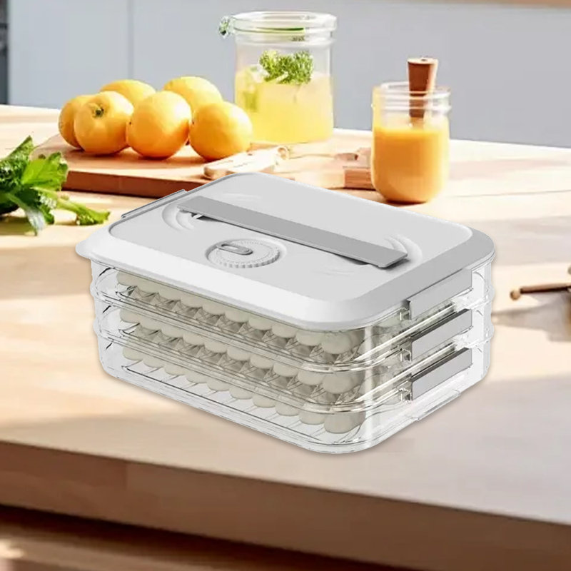 Contenant alimentaire 3 couches avec couvercle antiadhésif