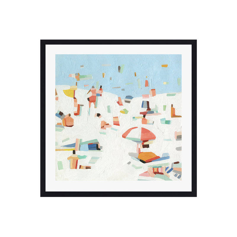 Summer Confetti III by Emma Scarvey, Black, 8"H x 12"W