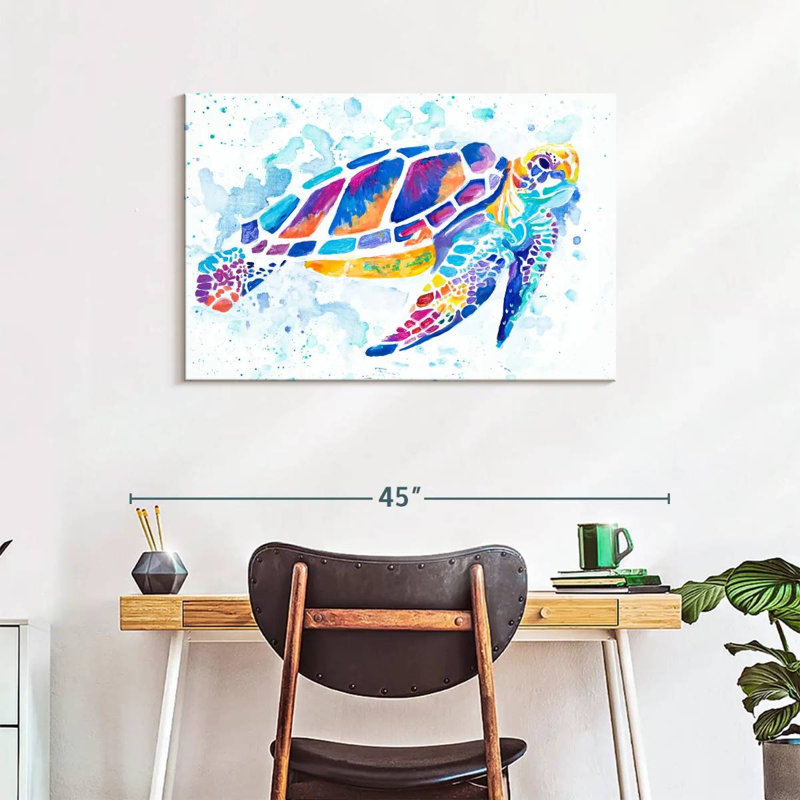 Tortue de mer Brampt, H 24 po x l 36 po