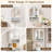 Modern Arched Wall Cabinet With Adjustable Shelves And LED Lighting, Designed For Bathroom Medicine Storage With Mirror-122820553