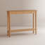 Console en bois massif avec tiroirs, table d'entrée de style Mid-Century moderne pour le salon et le couloir-1324165656