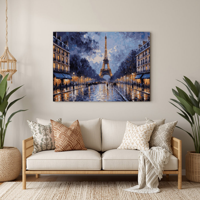 Art mural gris en villes, Paris, France, H 96 po x l 120 po x P 0,05 po