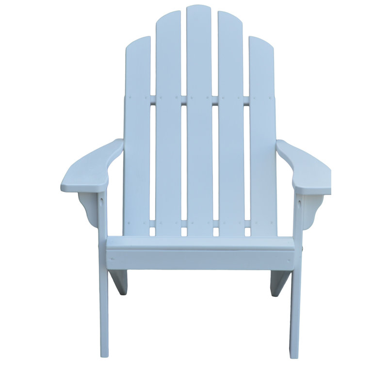 Urich Outdoor Adirondack Chair, White