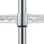 Seema 36 Bottle Floor Wine Bottle Rack in Chrome