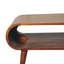 Table basse reposant sur quatre pieds en bois massif avec rangement-130011349-125309808