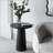 Versatile Square Side Table with Pedestal Base, Ideal for Multiple Spaces and Decor Styles