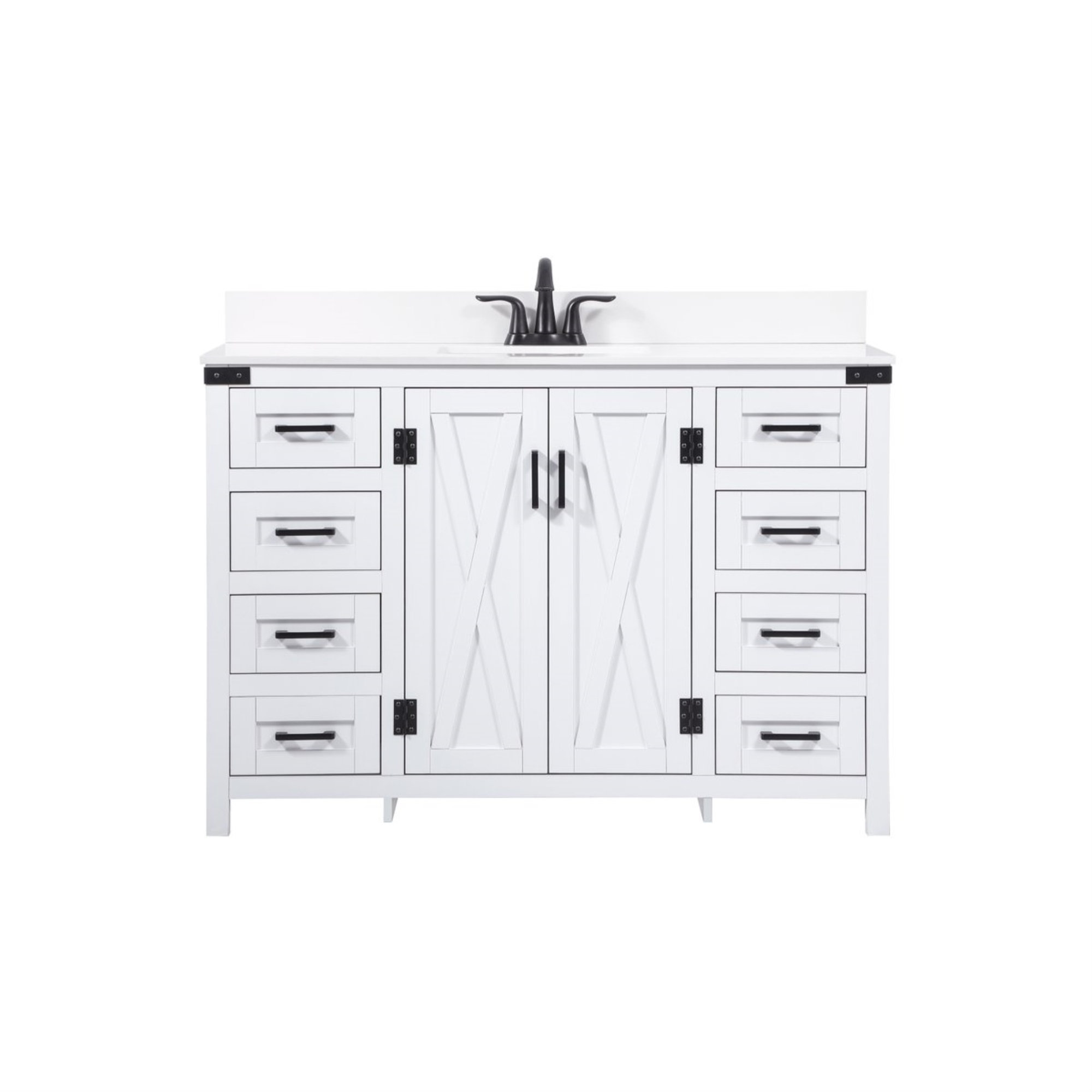 Slayton 48'' Single Bathroom Vanity, White