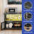 Ronald Industrial 55.1'' Bar Cabinet, Wine Cabinet, Wine Storage with LED and Charging Station-646463937