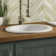 Whitehaus Collection 18" Undermount/drop-in Fireclay Kitchen Sink With Rear Center Drain Location