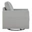 Fauteuil d'appoint pivotant en cuir véritable Weston-117357147