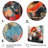 " Red Blue Phonograph Collage "-240735902-240735903