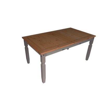 Extendable Pine Solid Wood Dining Table