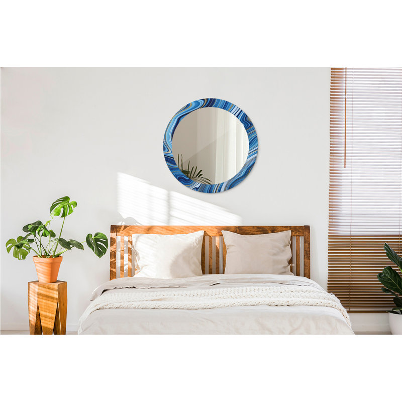 Huldar Glass Flat Wall Mirror