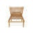 Solid Wood Adjustable Outdoor Chaise Lounge With Slat Back And Weather-resistant Finish