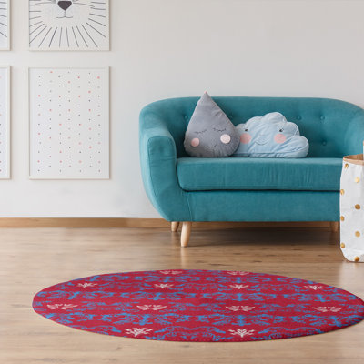 Football Baroque Pattern Damask Indoor Rug