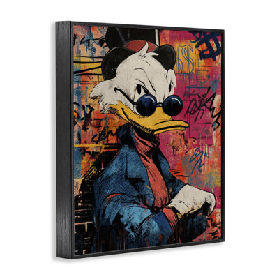 Pop Style Cartoon Riches Framed Giclee, design by Svetlana Aleynikova
