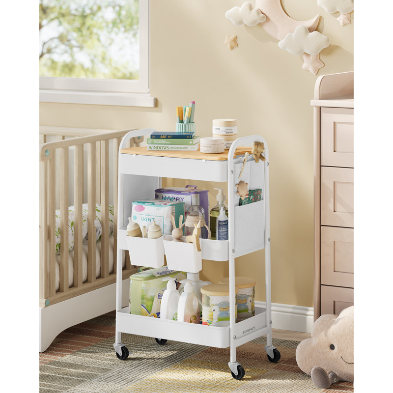 Sekhar Kitchen Cart, White