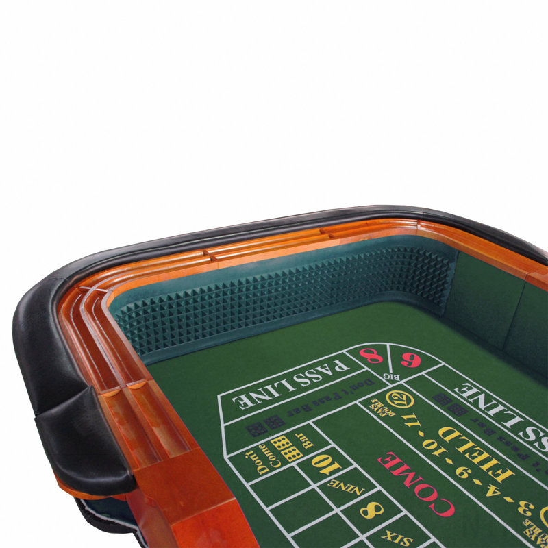 Table de jeu de dés 93 po Deluxe, L 51 po x l 93 po x H 36 po, Vert