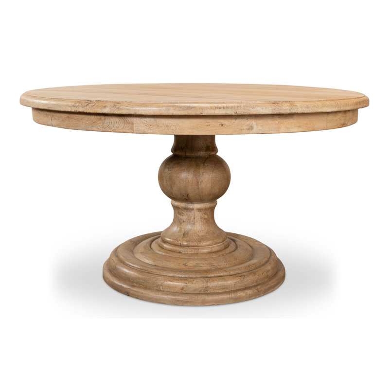 Guillermo Round Solid Wood Dining Table